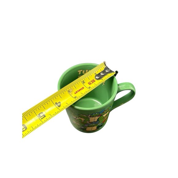 TMNT Teenage Mutant Ninja Turtle Turtle Power Green Coffee Cup Mug Viacom 2014 - Picture 7 of 8